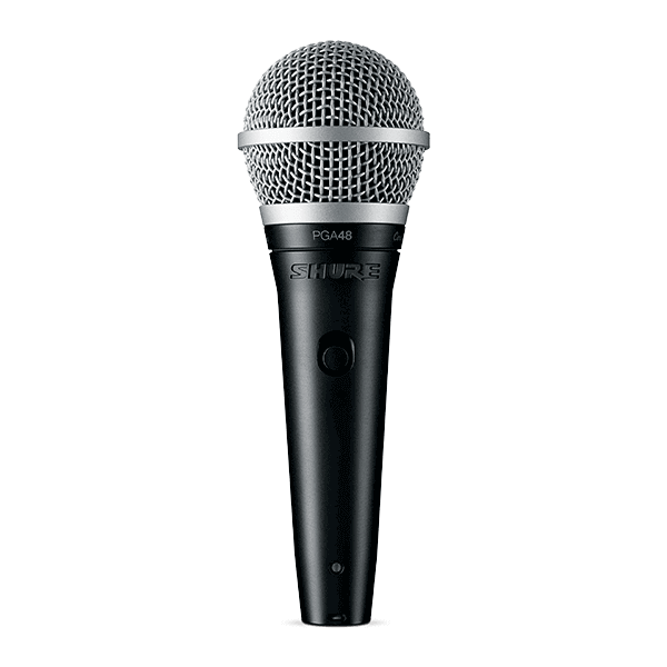 Shure Pga48-qtr Micrófono Vocal Dinámico Cardioide Para Aplicaciones Vocales Cable Xlr-qtr.